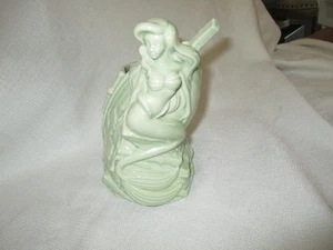 Jarrón Disney Sirenita Verde Ariel Decoración Hogar 7.5" - Imagen 1 de 4