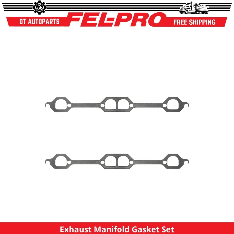 For 1994-1996 Cadillac Fleetwood 5.7L V8 Exhaust Manifold Gasket Set Fel-Pro - Image 1 of 1