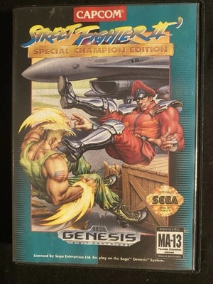 Sega Genesis Street Fighter II Special Champion Edition Complete, Manual Is Torn - Image 1 of 4