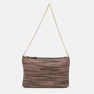 Missoni Multicolor Lurex Fabric Stripe Chain Clutch - Picture 1 of 10