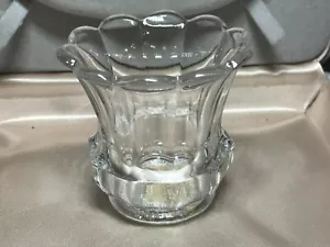 Soporte para palillos de dientes EAPG c 1903 Heisey No. Continental 339 cristal transparente festoneado - Imagen 1 de 5