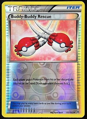 Pokemon Card Buddy-Buddy Rescue BREAKthrough 135/162 EXC Reverse Holo Uncommon!!