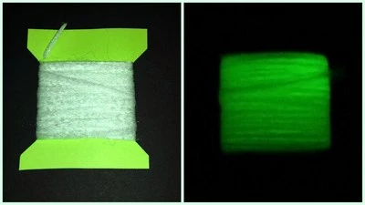 пряжа для завязывания собственного светящегося свечения в темноте мухи узоры 6 ярдов (18 футов) - Изображение 1 из 2