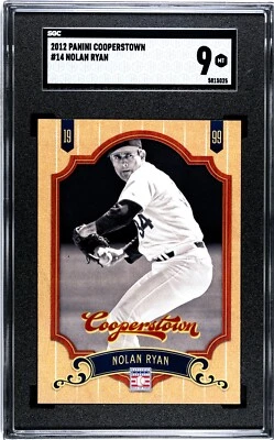 2012 Panini Cooperstown #14 Nolan Ryan SGC 9 MINT - Image 1 of 2
