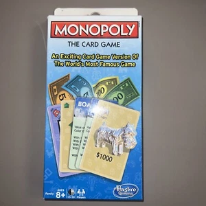 Monopoly The Card Game Hasbro A Winning Move Family Fun Game NEW - Open box - Picture 1 of 4