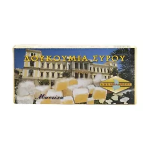 Caramelo de gelatina tradicional griego sabor masilla (Loukoumi), de la isla de Syros, 380 g - Imagen 1 de 3