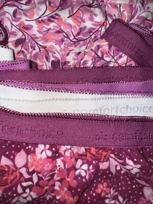 女式大码 12 棉内裤 4 件装舒适选择新品 — 第 1/3 张图片