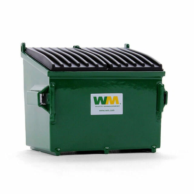 First Gear 90-0169T 1:34 Waste Management Dumpster Diecast Bin