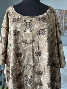 Liz & Me Women Top Shirt Blouse Size Us 5X 34/36 New/wtags - Picture 1 of 9
