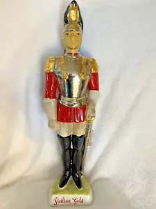 Vintage Dekanter Coranetti Italien sizilianischer Gold Soldat königliche Garde 19" hoch ANSEHEN - Bild 1 von 24