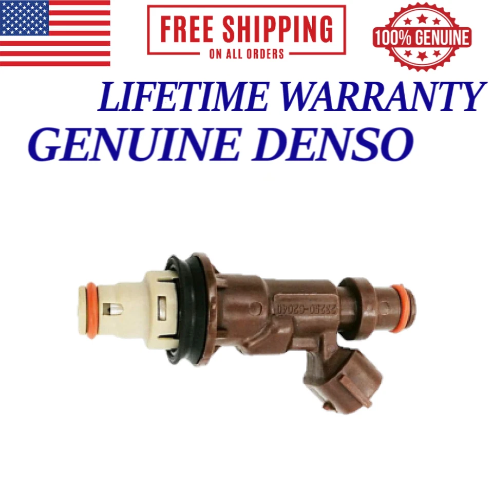 NEW OEM DENSO Single Unit Fuel Injector for 2000-2004 Toyota Tundra 3.4L V6 - Image 1 of 1