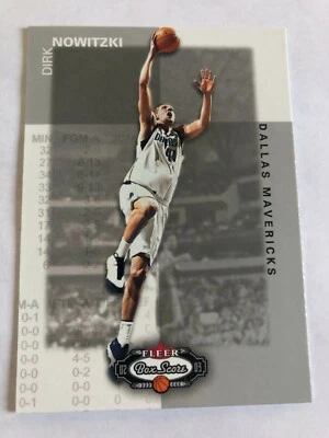 2002-03 Fleer Box Score Dirk Nowitzki #41 Mavericks HOF Legend - Image 1 of 2