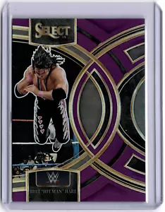 Bret "Hit Man" Hart 2024 Panini Select WWE Purple Prizm #163 Legends #63/99 - Picture 1 of 2