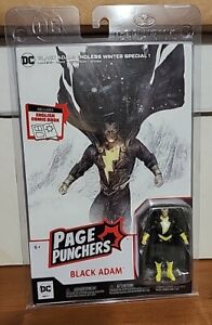 McFarlane Toys Page Turners Black Adam Action Figure and Comic Book NEW