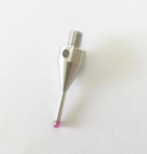 Sonda touch Cmm stilo 2mm punta a sfera rubino filetto M4 lunghezza 20mm per Renishaw - Foto 1 di 3