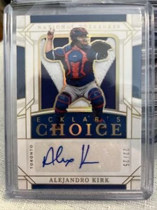 2022 Panini National Treasure Alejandro Kirk Auto 22/25 - Picture 1 of 2
