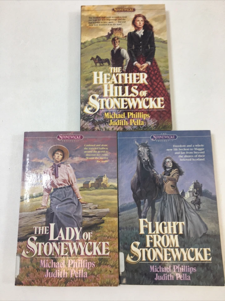 Set of 3 - Stonewycke Trilogy - Michael Phillips & Judith Pella (Pbck, 1986) - Image 1 of 4