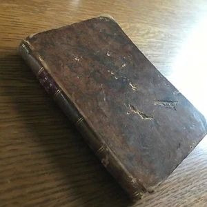Vintage lateinisches Leder gebundenes Buch - EPITOM HISTORIAE SACRE von L'Homond 1817 - - Bild 1 von 12