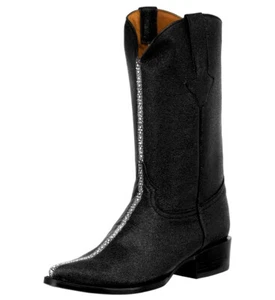 Herren Cowboystiefel Leder schwarz Stachelrochenmuster Rancho Botas Größe 11,5, 13, 13,5 - Bild 1 von 5