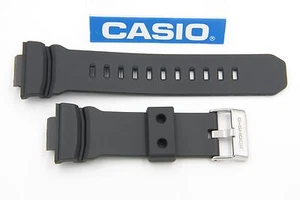 CASIO G-Shock GA-200 GA-201 Original New Black Rubber Watch BAND GA200 - Picture 1 of 4