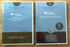 Creative Memories - Set of 2 Cds - Digital Content Collection - Scrapbooking