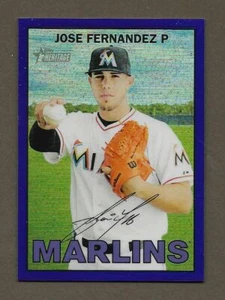 2016 TOPPS HERITAGE PURPLE CHROME REFRACTOR -- PICK ANY CARD(S) YOU WANT - Picture 1 of 39