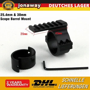 Montagering für Red Dot mit Picatinny Schiene 25mm / 30mm für Zielfernrohr DHL- - Bild 1 von 14