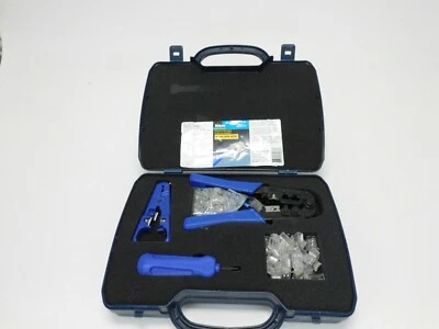 Data Shark PA70007 Network Tool Kit Set with Cat6, Cat5, Connectors - Image 1 of 4