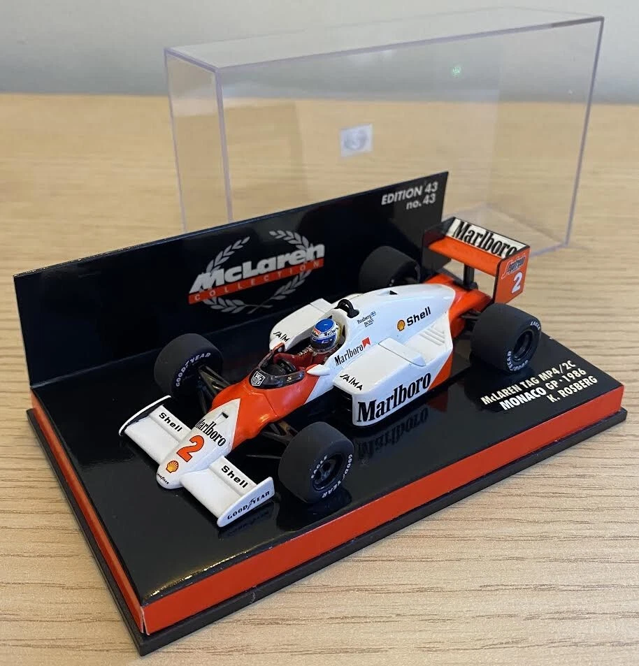 MINICHAMPS Mclaren Monaco 1986 Rosberg 1:43 / COLLECTION IN DESCRIPTION - Image 1 of 1
