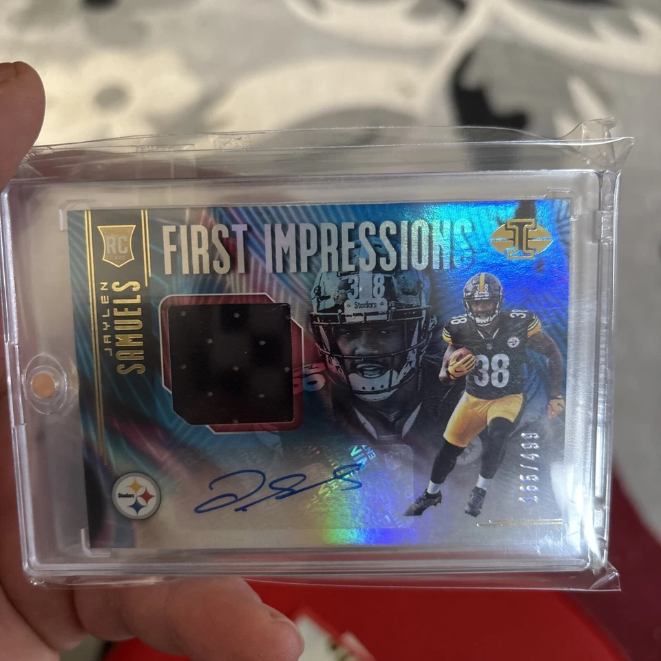 2018 Illusions First Impressions Autograph Memorabilia #117 Jaylen Samuels /499  - Image 1 of 2