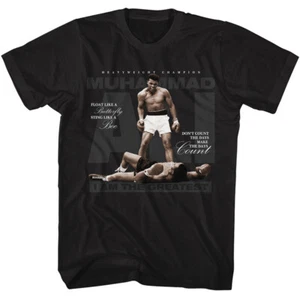 Muhammad Ali Quote Don't Count The Days Make The Days Count Men's T Shirt - Picture 1 of 5