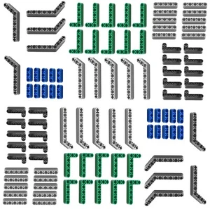 😀 LEGO Technic LIFTARM pack of 100 assorted 3x5 2x4 5L 3L mindstorm nxt beam 😀 - Picture 1 of 7
