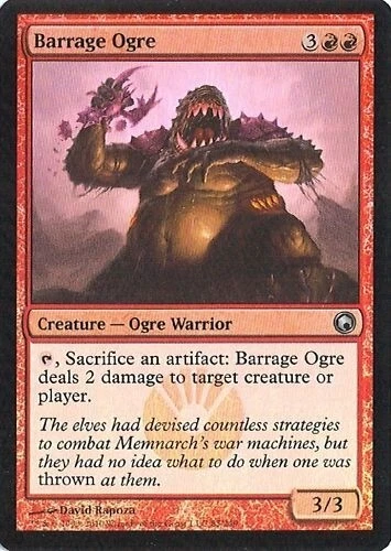 MTG - Scars of Mirrodin - Barrage Ogre - Foil - NM - Image 1 of 1