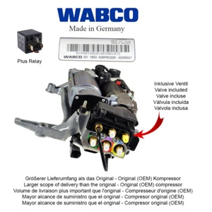 OEM WABCO Cayenne 9PA Luftversorgungsanlage Kompressor + Ventil - Bild 1 von 5