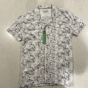 Men's Size Small Report Collection Heritage SS Floral Print Shirt - Picture 1 of 5
