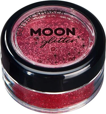 Clásico Agitador Fino Brillo por Moon Glitter - Rojo - Cosmético Festival Maquillaje Gl Foto 1 de 3