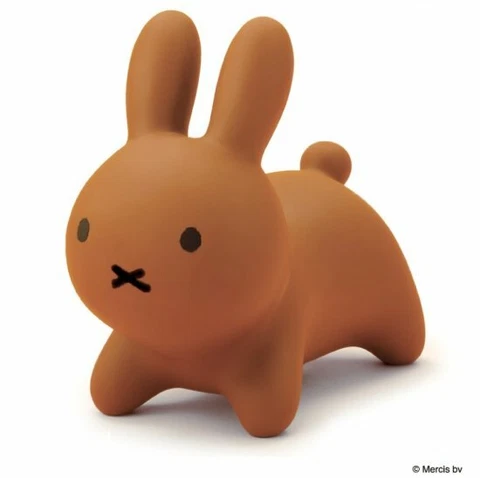 Ides 06505 Bruna Bon Bon Miffy Brown Soft Bounce Chair Bounce Riding Rabbit Toy Cover