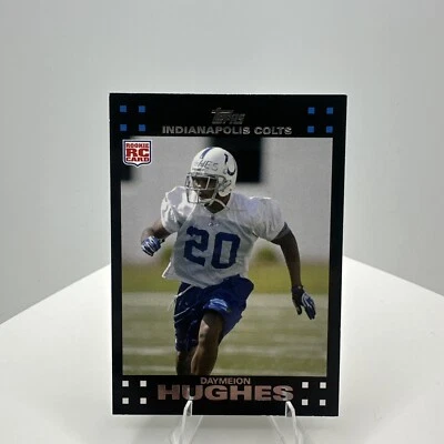 2007 Topps Daymeion Hughes Rookie Indianapolis Colts #376 - Image 1 of 2