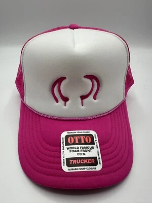 Gorra de camionero Otto Yungblud con logotipo rosa para hombre adulto talla única Foto 1 de 4