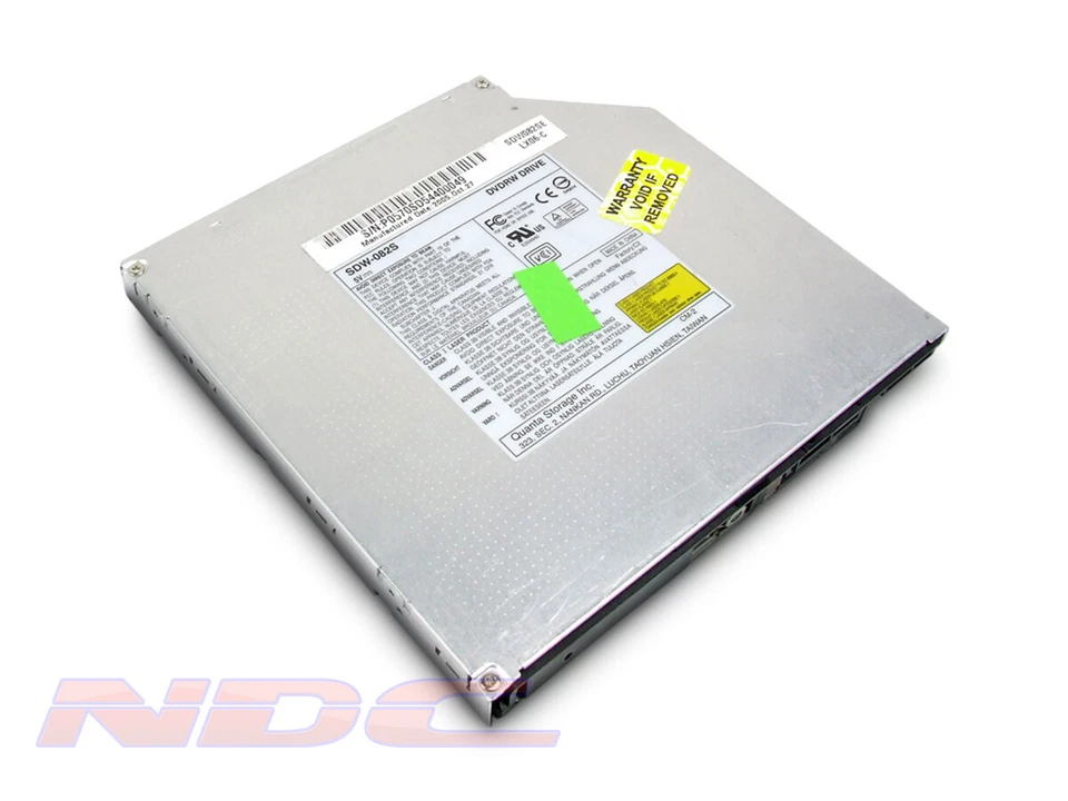 Quanta Tray Load 12.7mm  IDE DVD+RW Drive With No Bezel - SDW-082S - Image 1 of 1
