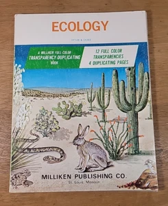 Ecology Book Milliken Full Color Transparency Duplicating Book Teacher 1969 - Foto 1 di 6