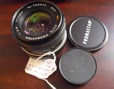 MC Auto Promastar Camera Lens 1:2.8 f=28mm No 759944 - Image 1 of 2