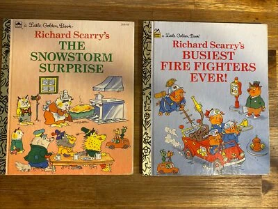 Little Golden Bks -The Snowstorm Surprise And Busiest Fire Fighters Ever! Scarry - Image 1 of 4