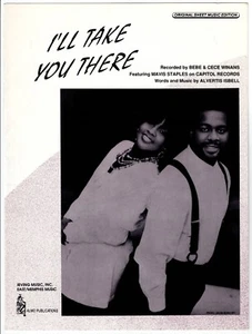 1972 I'll Take You There Bebe & Cece Winans Original Piano Vocal Guitar - Picture 1 of 4
