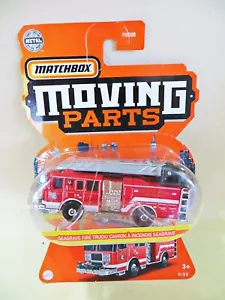 MATCHBOX MOVING PARTS 'SEAGRAVE US FIRE TRUCK ENGINE' RED. MIB/BOXED/CARDED - Picture 1 of 5