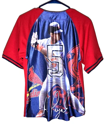 Jersey de poliéster Albert Pujols de los Cardenales de San Luis de Majestic-YOUTH GRANDE 14/16 Foto 1 de 4