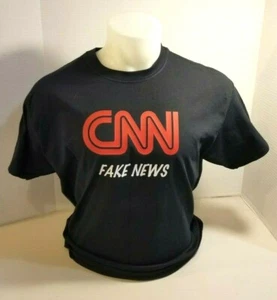 CNN Fake News Network Funny Tee Shirt Free Shipping - Picture 1 of 1
