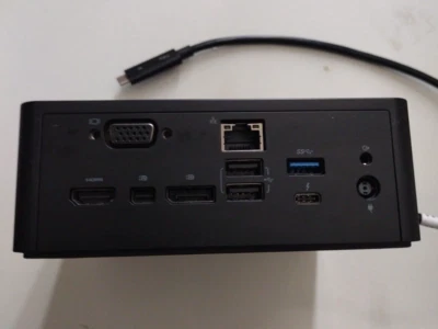 Dell TB16 Thunderbolt Docking Station with 130W AC Adapter - Good Condition - Image 1 of 4