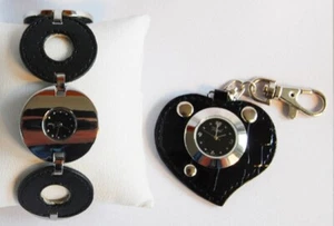 Nuevo Reloj Moderno de Mujer Set Negro Caja Regalo Batería Vacío 7602109 - Picture 1 of 1