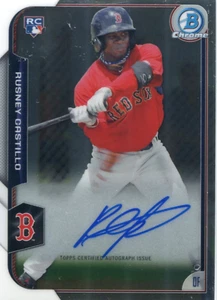 Rusney Castillo Autographed 2015 Bowman Chrome Rookie Card - Picture 1 of 1